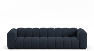 Micadoni Modulares Sofa Lupine 4-Sitzer Chenille Eden Marineblau