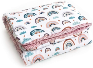 Babydecke BABYDECKE Kuscheldecke 100% Baumwolle, Krabbeldecke, ganzjährig, BABEES