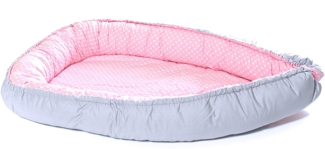Multifunktionale Kuschelnest Babynest Kokon für Babys und Säuglinge, Nestchen, Reisebett, 100% Baumwolle, antiallergisch