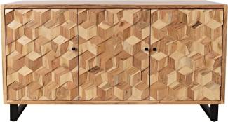 Livin Hill Kommode Avola Helles Naturholz, schwarze Beine AV1995-63