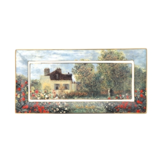 Goebel / Claude Monet - Das Künstlerhaus,Schale,Monet-Künstlerhaus,24,0 x 12,0 x 2,0 cm / New Bone China / 24,0 x 12,0 x 2,0 cm