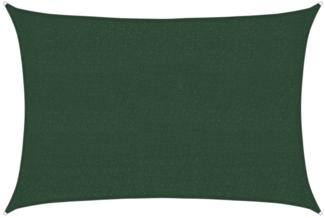vidaXL Sonnensegel 160 g/m² Dunkelgrün 2,5x3,5 m HDPE 311453