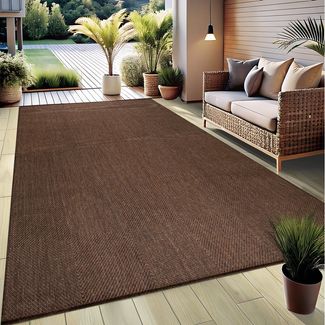 OTTO home Teppich Anna, auch als Läufer erhältlich, rechteckig, Höhe: 3 mm, In- und Outdoor geeignet, Sisal-Optik, Wetterfest & UV-beständig