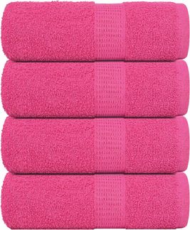 vidaXL Waschtücher FROGN 4 Stk. Rosa 30x30 cm 360 g/m² 137041