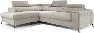 Laurence, Ecksofa, Eckcouch, Beige