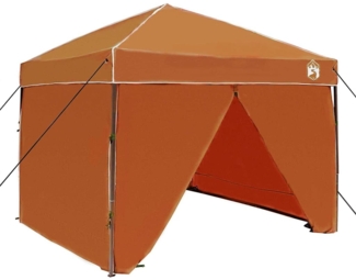 vidaXL Pop-up Pavillon Zelt Orange 250 x 250 cm Stoff 42007382