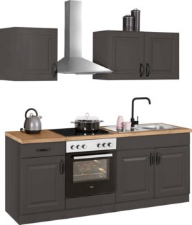 wiho Küchen Küchenzeile Erla, ohne E-Geräte, Breite 210 cm