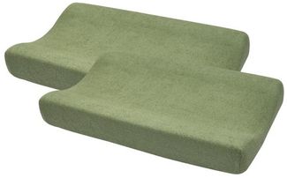 Meyco Wickelunterlagenbezug Uni - 2 Stück - Olive