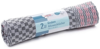 HTI-Living Geschirrtuch Allzwecktücher 4er Set Grubentücher, (Set, 4-tlg, 4 Grubentücher ohne Dekoration), Geschirrtuch Haushaltstuch