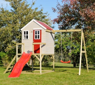 Wendi Toys Holz Stelzenhaus Elefant | mit Rutsche