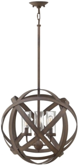 Außenleuchte, Hängelampe, Stahl, D 47 cm