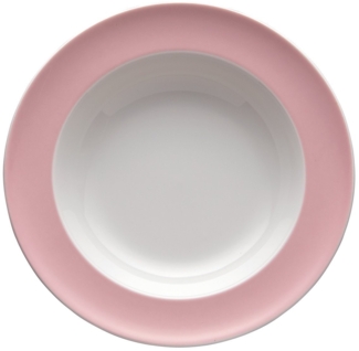 Thomas Sunny Day Suppenteller, Pastateller, Teller, Porzellan, Light Pink, Spülmaschinenfest, 23 cm, 10323