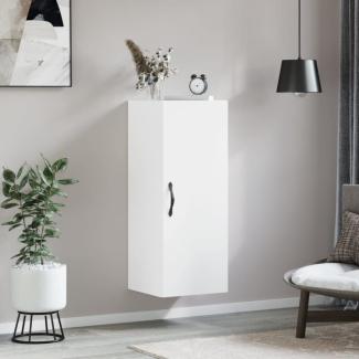 vidaXL Wandschrank Weiß 34,5x34x90 cm Holzwerkstoff 834994