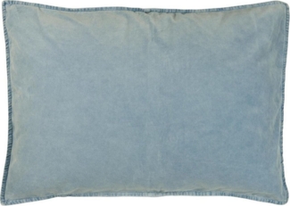 Kissenhülle Kissenbezug Samt Velour Blue Shade Blau 70x50cm Ib Laursen 6229-26