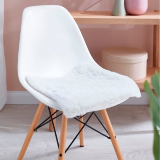 LUXOR living Stuhlkissen Sitzauflage Novara, Kunstfell, rund oder eckig, sehr weich, auch als 4er Set bestellbar