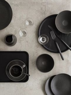 blomus Salatschüssel -KUMI- Keramik Salatschale: Japanische Tradition in edlen Farben, Steingut, Designer, Hochwertig, Reaktive Glasur, Spülmaschinenfest, 21cm