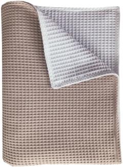 Bink Bedding Pique Bettdecke Sand / Weiß 100 x 150