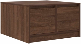 vidaXL Couchtisch mit Schubladen Braun Eichen-Optik 70,5x70x40 cm 3328414