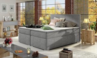 Divalo 180X200, Boxspring Bett, Grau