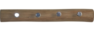 Massivholz Hakenleiste, Garderobenleiste, gewachst, 48 cm breit