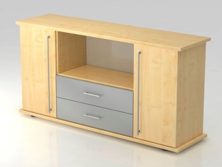 Sideboard 2 Türen, 2 Schübe RE Ahorn
