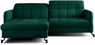 Eltap Lorelle Ecksofa (Monolith 37) Seite links, Dunkelgrün, 160 x 105 x 225 cm