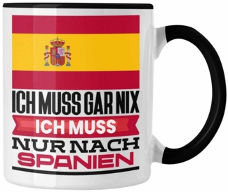 Trendation Tasse Spanien Tasse Geschenk für Spanier Geburtstag Urlaub Geschenkidee Ich