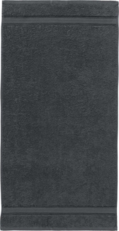 BettwarenShop Handtuch Serie Essential|Duschtuch 70x140 cm| anthrazit
