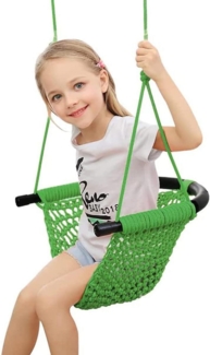 Kinder Schaukel Outdoor, Handgestrickter
