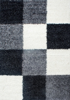 Teppium Teppich Kariert Design, Rechteckig, Höhe: 30 mm, Teppich Wohnzimmer Kariert Design Modern verschidene farben und größen
