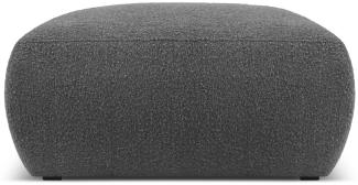 Micadoni Boucle Hocker Molino Medium Boucle Dunkelgrau