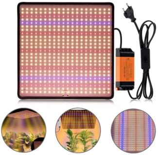 MODFU Pflanzenlampe LED Grow Light 45W Vollspektrum Wachstumslampen mit 500 LEDs, 3500K 1000W LED Grow Lampe, LED fest integriert, rot+blau+warmweiß, Pflanzen für Zimmerpflanzen Gemüse Blume