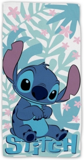 Lilo & Stitch Strandtuch Baumwolle Strandtuch Frottee Badetuch mit Premium Druck, 70x140 cm