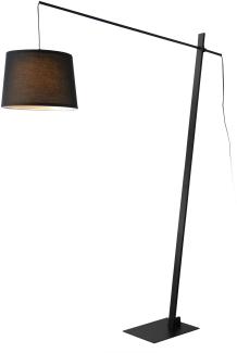 lux. pro 'Nesna' Stehlampe, Schwarz, 185 x 24 x 35 cm