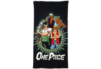 One Piece Anime Strandtuch One Piece Monkey D Ruffy and Crew Badetuch XL 70x140 Baumwolle