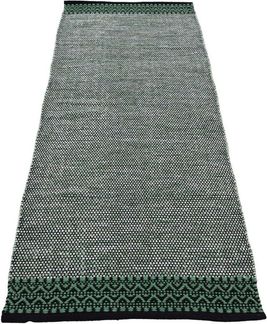 carpetfine Teppich Kelim Mia, auch als Läufer erhältlich, rechteckig, Höhe: 6 mm, handgewebt, Baumwolle, Wendeteppich, Fleckerl, Bordüre, Wohnzimmer