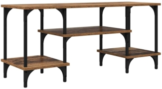 vidaXL TV-Schränk Altholz 102 x 35 x 45,5 cm Verbundholz und Eisen 881294