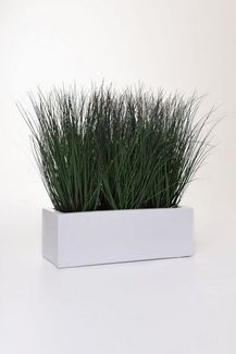 VIVANNO Balkonkasten Fiberglas FLOBO Kasten - Weiß Matt (1 St), 45x17x15 cm