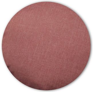 Haus und Deko Kissenbezüge Kissenbezug rund Leinenoptik Kissenhülle Struktur Deko Kissen, (1 Stück)