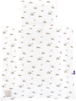 Bettwäsche Little Farm grün 80/80 + 35/40 cm