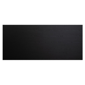 Bronx71 Tischplatte Roan schwarz Melamin 220 x 90 cm