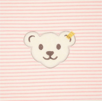 Babydecke Steiff Decke Jerseydecke Nickydecke Kuscheldecke Bär rosa 90x60, Steiff Collection