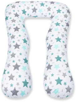 Amilian Stillkissen 330 cm - Seitenschläferkissen, Schwangerschaftskissen, Lagerungskissen, Stillkissen XXL - Stillkissen Seitenschläferkissen - Amilian Stillkissen, mit abnehmbaren Bezug, Stillkissen mit Füllung