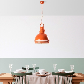 Kronleuchter, 'Saglam', 90 x 40 x 40, Orange