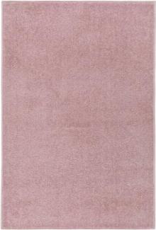 Teppich Kurzflor 160x230 cm Rosa