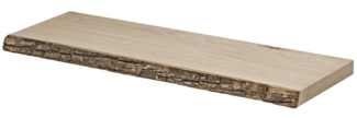 Dolle Regalboden Esche Lite Nature 60 x 20 x 2,5 cm massiv rinde