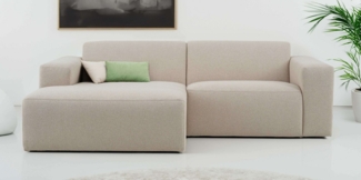INOSIGN Ecksofa Koa,228cm, L-Form, Modulsofa, Webstoff, Cord, Designsofa, weicher Lounge-Sitzkomfort, Welleunterfederung, bodentief