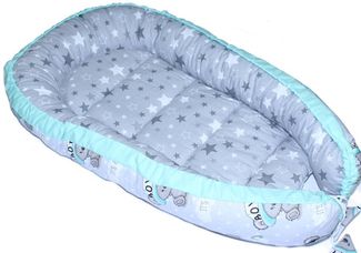 Primawela Bettnestchen Baby Nestchen Kokon Kuschelnest Baumwolle