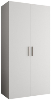 ABIKS MÖBEL Drehtürenschrank BARI 1 Schlafzimmerschrank mit Kleiderstange und Regalen Garderobenschrank Kleiderschrank in 5 verschieden Breiten und 4 Farben