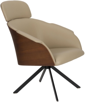 Lounge Sessel Frie | Design-Klassiker von Zuiver in Beige